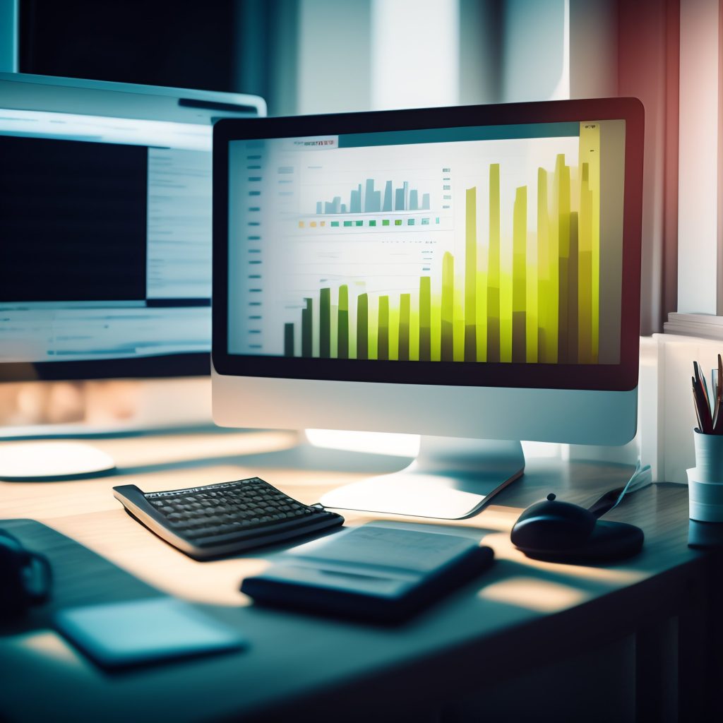 computer-monitor-with-graph-screen