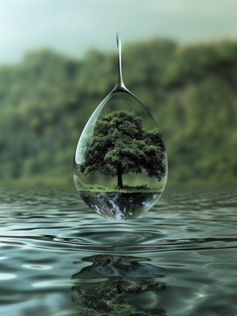realistic-water-drop-with-ecosystem